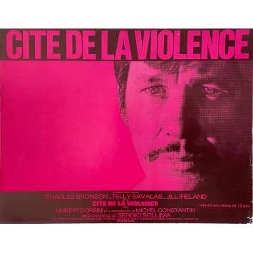 VIOLENT CITY Movie Poster 4p - 10x12 in. - 1970 - Sergio Sollima, Serge Bronson, Telly Savalas