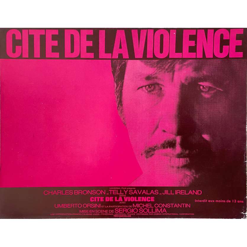 CITE DE LA VIOLENCE Synopsis 4p - 24x30 cm. - 1970 - Serge Bronson, Telly Savalas, Sergio Sollima