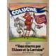 YOU WON'T HAVE ALSACE-LORRAINE Movie Poster- 15x21 in. - 1977 - Coluche, Gérard Lanvin