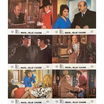 ELLE BOIT PAS, ELLE FUME PAS Photos de film x6 - Jeu B1 - 21x30 cm. - 1970 - Annie Girardot, Michel Audiard