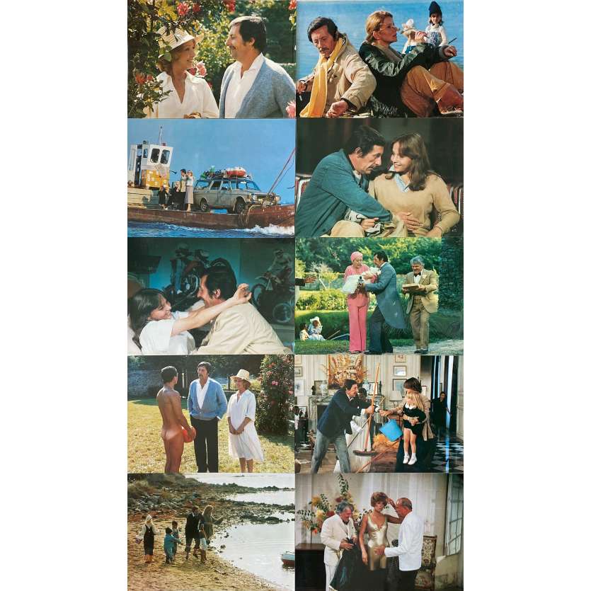 LE CAVALEUR Photos de film x10 - Jeu A - 21x30 cm. - 1979 - Jean Rochefort, Philippe de Broca