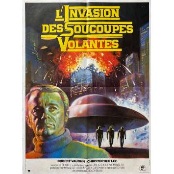 L'INVASION DES SOUCOUPES VOLANTES Affiche de cinéma- 60x80 cm. - 1977 - Robert Vaughn, Ed Hunt