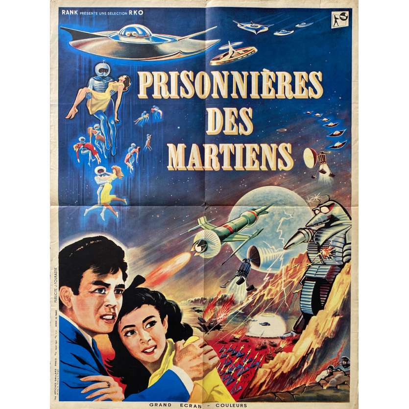 PRISONNIERE DES MARTIENS Affiche de cinéma- 60x80 cm. - 1957 - Kenji Sahara, Ishirô Honda