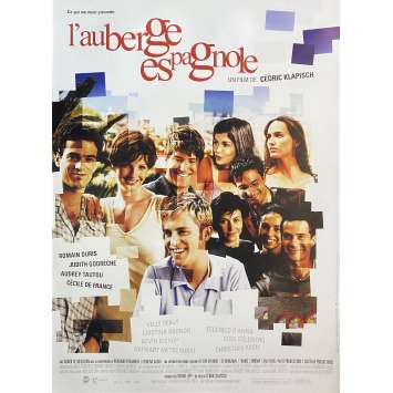 L'AUBERGE ESPAGNOLE Affiche de film- 40x54 cm. - 2002 - Romain Duris, Cédric Klapisch