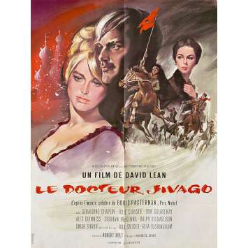 DOCTOR ZHIVAGO Original Movie Poster- 23x32 in. - 1965 - Omar Sharif, Julie Christie, David Lean