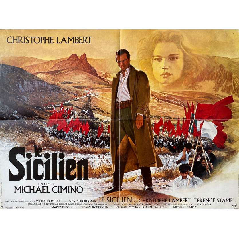 THE SICILIAN Movie Poster- 23x32 in. - 1987 - Michael Cimino, Christophe Lambert