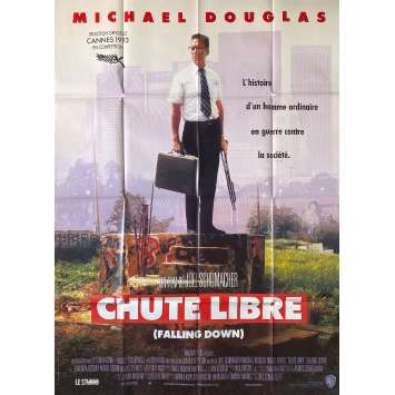 CHUTE LIBRE Affiche de film- 120x160 cm. - 1993 - Michael Douglas, Joel Shumacher