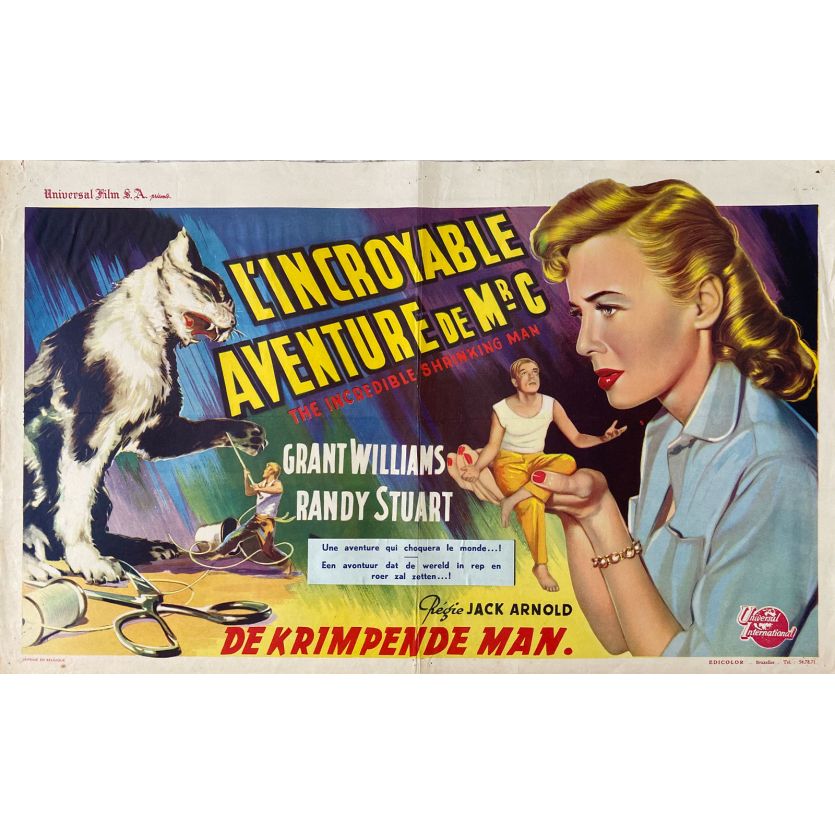 THE INCREDIBLE SHRINKING MAN Movie Poster- 14x21 in. - 1957 - Jack Arnold, Grant Williams