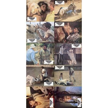 WHITE DOG Lobby Cards x10 - 9x12 in. - 1982 - Samuel Fuller, Kristy McNichol