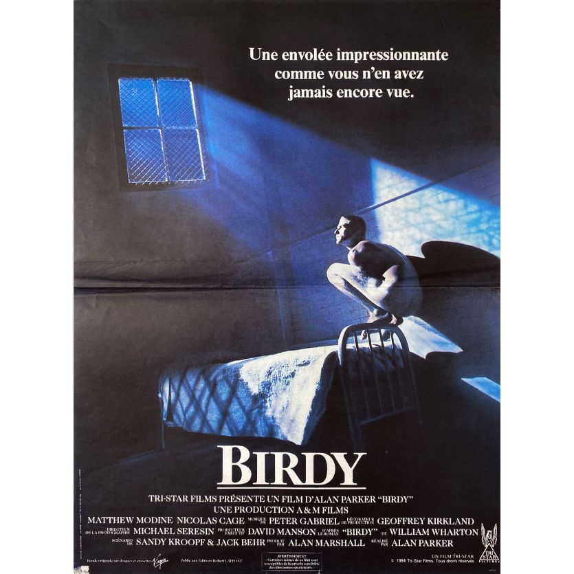 BIRDY Movie Poster- 15x21 in. - 1984 - Alan Parker, Matthew Modine, Nicolas Cage