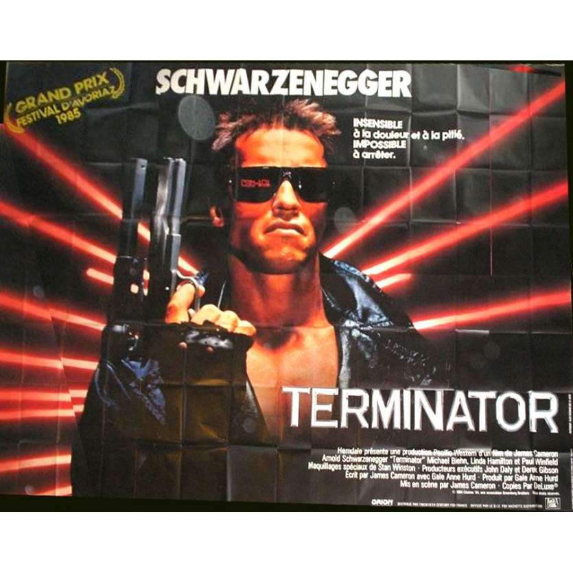 TERMINATOR Affiche 4x3m Schwarzenegger Sci-fi Giant 8sh Billboard Movie Poster
