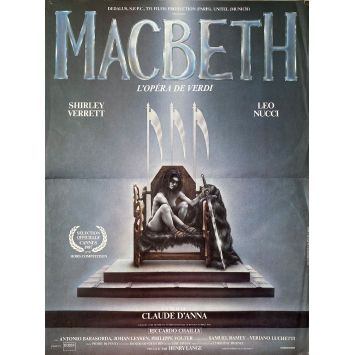 MACBETH Affiche de film- 40x54 cm. - 1971 - Jon Finch, Roman Polanski