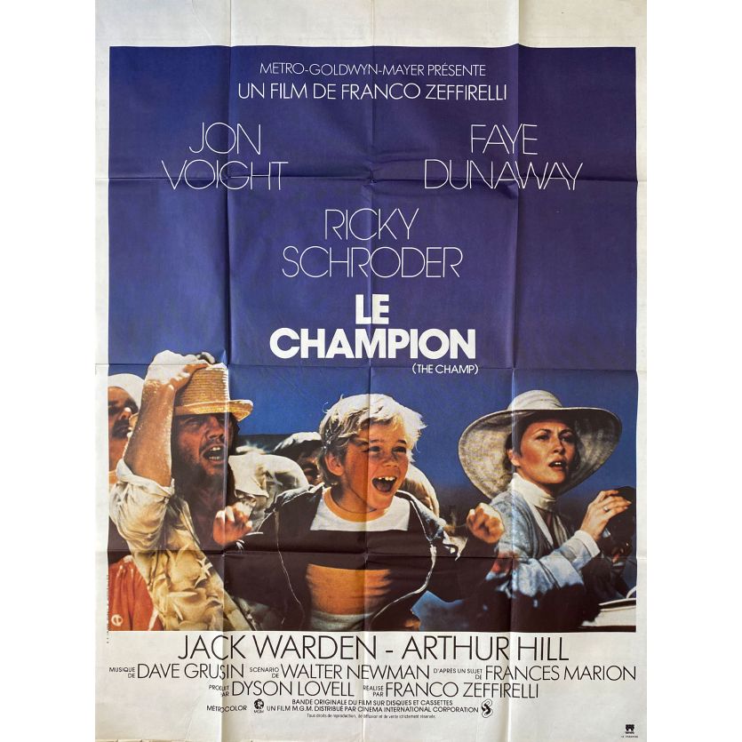 THE CHAMP French Movie Poster - 47x63 in. - 1979