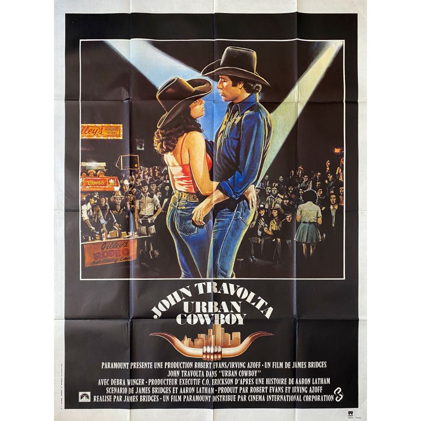 URBAN COWBOY Affiche de film- 120x160 cm. - 1980 - John Travolta, James Bridges