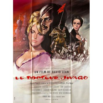 DOCTOR ZHIVAGO Movie Poster- 47x63 in. - 1965 - David Lean, Omar Shari, fJulie Christie