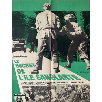 LE SECRET DE L'ILE SANGLANTE Affiche de film- 60x80 cm. - 1965 - Barbara Shelley, John Gilling