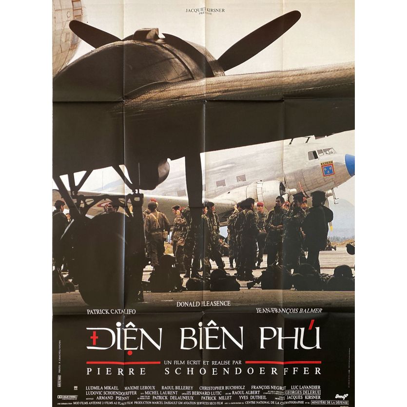 DIEN BIEN PHU Affiche de film- 120x160 cm. - 1992 - Donald Pleasance, Pierre Schoendoerffer