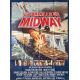 LA BATAILLE DE MIDWAY Affiche de film- 120x160 cm. - 1976 - Charlton Heston, Jack Smight