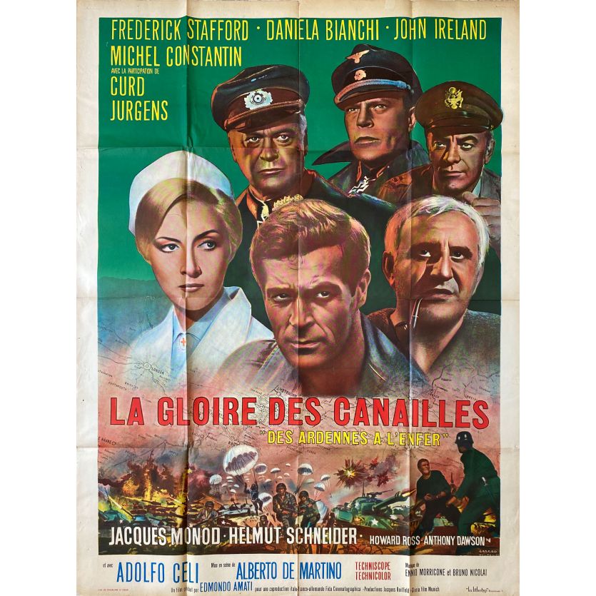 DIRTY HEROES Movie Poster- 47x63 in. - 1967 - Alberto De Martino, John Ireland