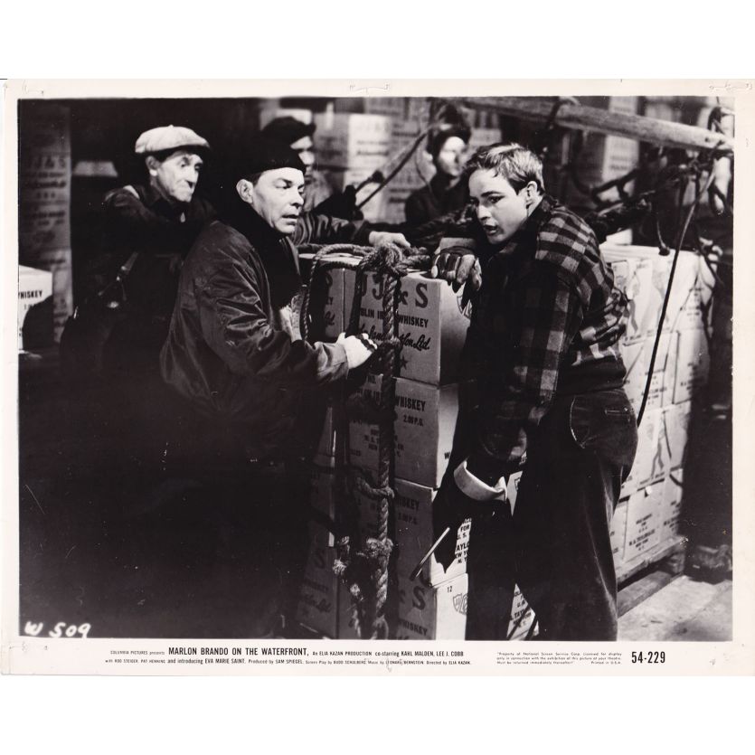 ON THE WATERFRONT Movie Still W509 - 8x10 in. - 1954 - Elia Kazan, Marlon Brando