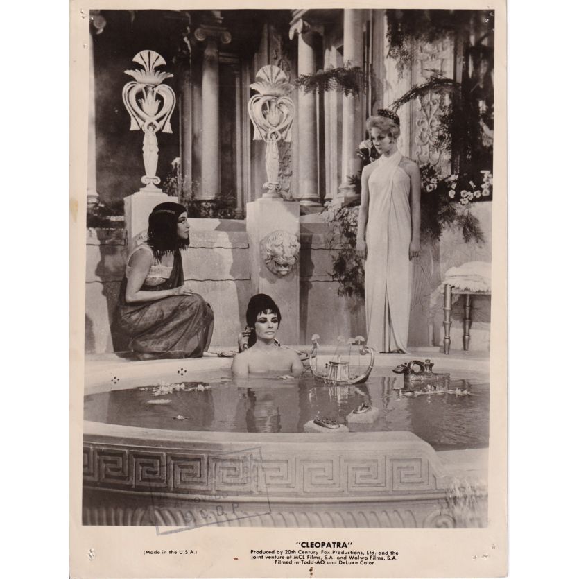 CLEOPATRE Photo de presse- 20x25 cm. - 1963 - Elizabeth Taylor, Joseph L. Mankiewicz