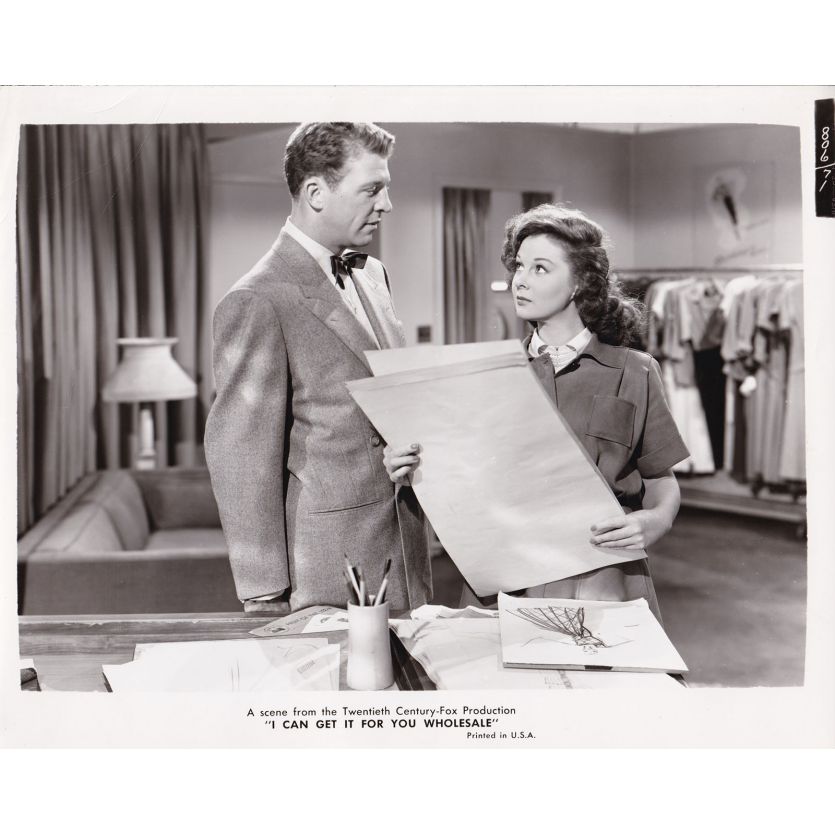 VENDEUR POUR DAMES Photo de presse- 20x25 cm. - 1951 - Susan Hayward, Michael Gordon