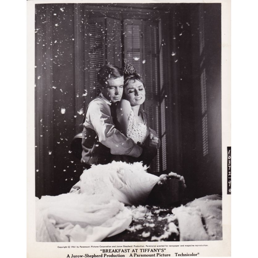 DIAMANTS SUR CANAPES Photo de presse- 20x25 cm. - 1961 - Audrey Hepburn, Blake Edwards