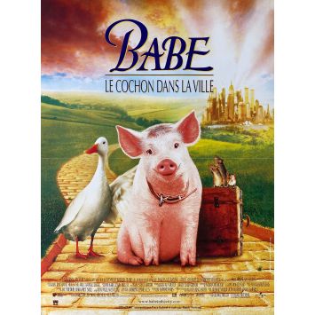 BABE LE COCHON DANS LA VILLE Affiche de film- 40x54 cm. - 1998 - Magda Szubanski, George Miller