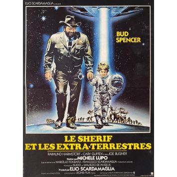 LE SHERIF ET LES EXTRA-TERRESTRES Affiche de film- 40x54 cm. - 1979 - Bud Spencer, Michele Lupo