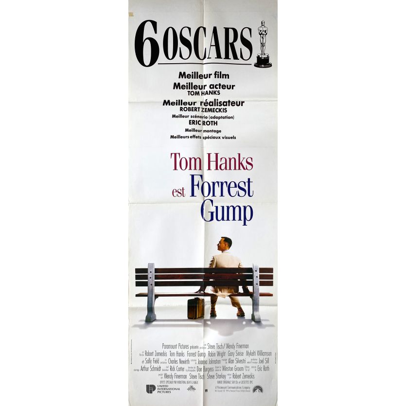 FORREST GUMP Affiche de film- 60x160 cm. - 1994 - Tom Hanks, Robert Zemeckis