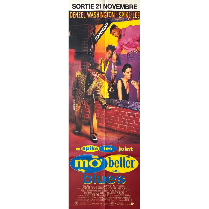 MO BETTER BLUES Affiche de film- 60x160 cm. - 1990 - Denzel Washington, Spike Lee