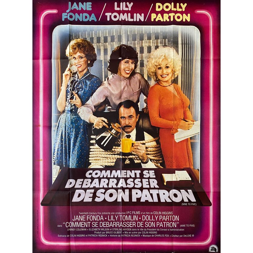 9 TO 5 Movie Poster- 47x63 in. - 1980 - Colin Higgins, Jane Fonda
