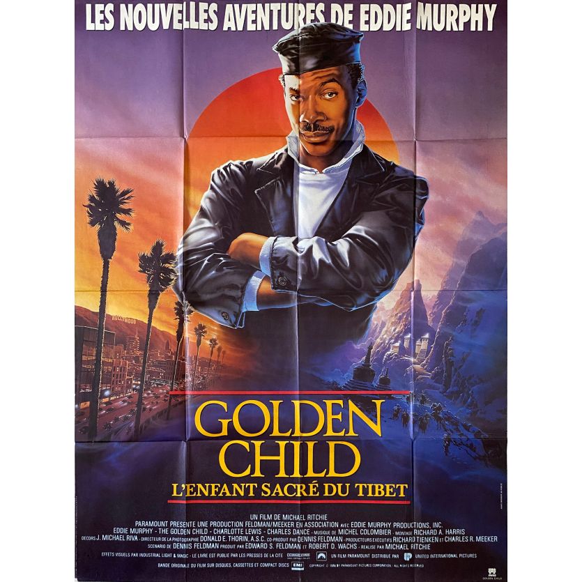 GOLDEN CHILD Affiche de film- 120x160 cm. - 1986 - Eddie Murphy, Michael Ritchie