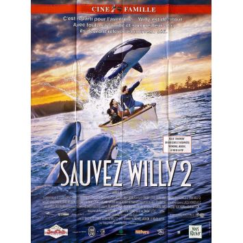 FREE WILLY II Movie Poster- 47x63 in. - 1995 - Simon Wincer, Jason James Richter