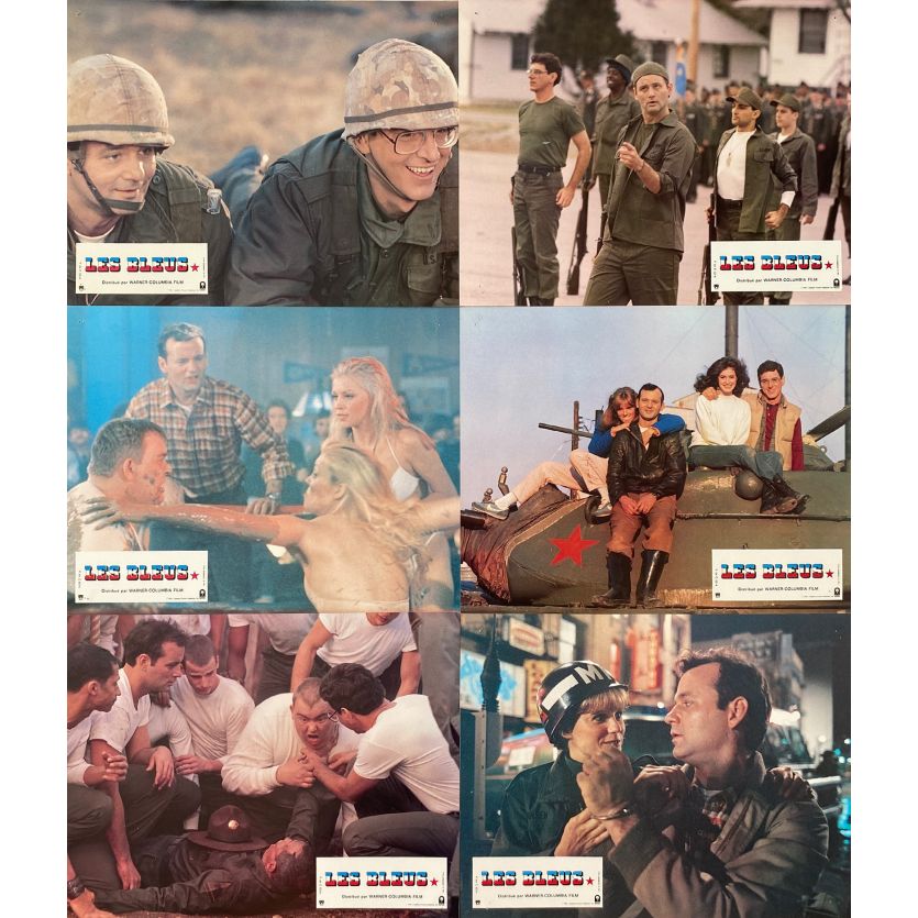 STRIPES Lobby Cards x6 - Jeu B - 9x12 in. - 1981 - Ivan Reitman, Bill Murray