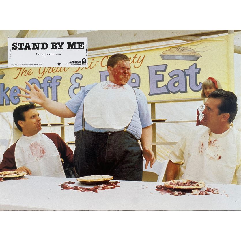 STAND BY ME Photo de film N02 - 21x30 cm. - 1986 - River Phoenix, Rob Reiner