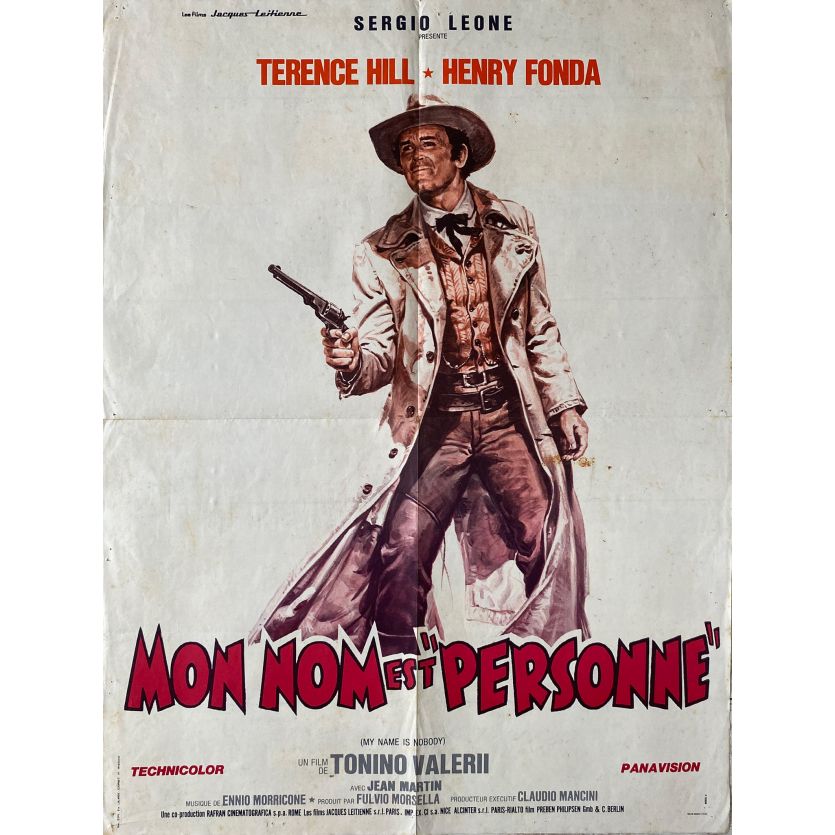 MON NOM EST PERSONNE Affiche de film- 60x80 cm. - 1973 - Henry Fonda, Terence Hill, Tonino Valerii