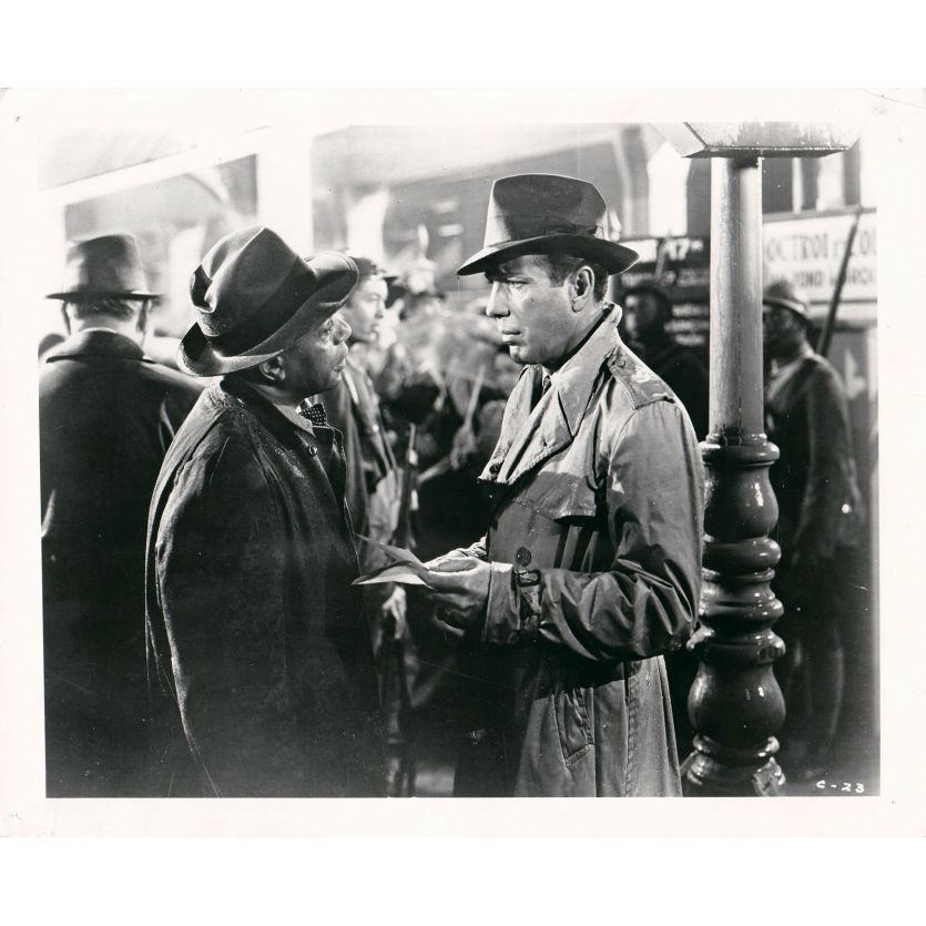 CASABLANCA Photo de presse- 20x25 cm. - 1942/R1970 - Humphrey Bogart, Ingrid Bergman, Michael Curtiz