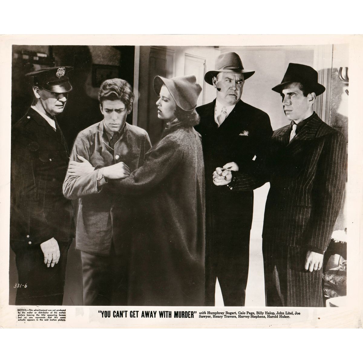 YOU CAN'T GET AWAY WITH MURDER U.S. Movie Still - 8x10 in. - 1939 331-6
