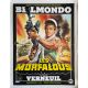 LES MORFALOUS Linen Movie Poster- 15x21 in. - 1984 - Henri Verneuil, Jean-Paul Belmondo