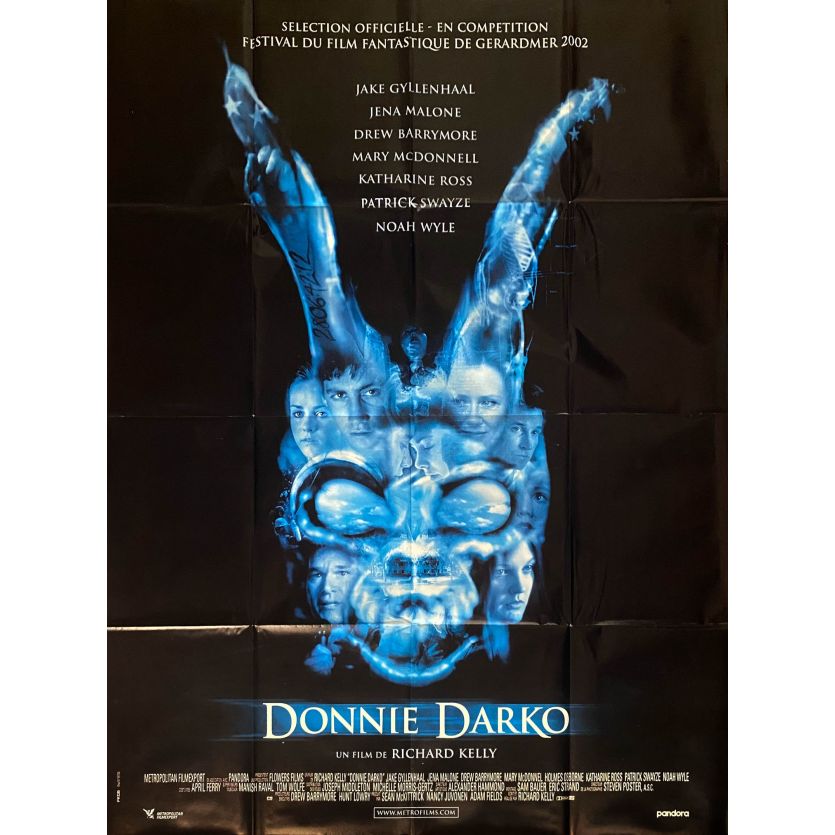 DONNIE DARKO affiche de film 120x160- 2001 - Jake Gyllenhall, Swayze