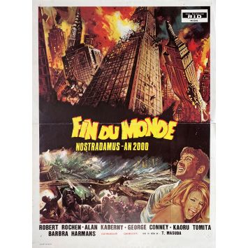 FIN DU MONDE, NOSTRADAMUS AN 2000 Affiche de film- 40x54 cm. - 1974 - Tetsuro tamba, Yoshiro Muraki