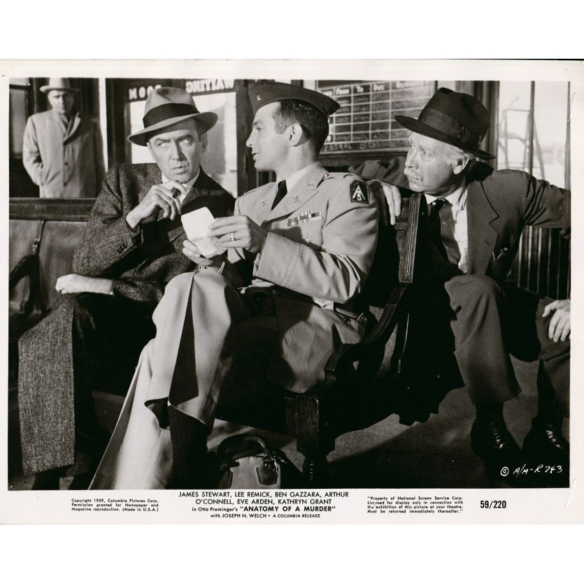 ANATOMIE D'UN MEURTRE Photo de presse AM-R743 - 20x25 cm. - 1959 - James Stewart, Otto Preminger