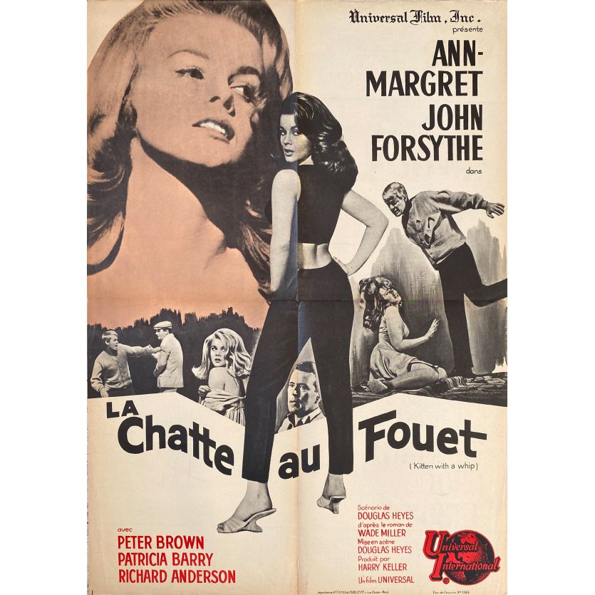 Kitten With A Whip French Movie Poster 23x32 In 1964