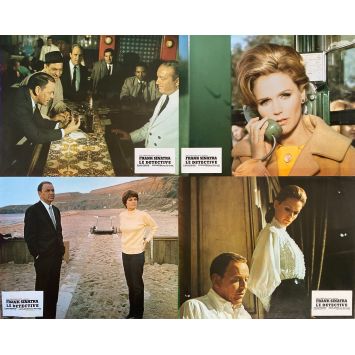 THE DETECTIVE Lobby Cards x4 - 9x12 in. - 1968 - Gordon Douglas, Frank Sinatra