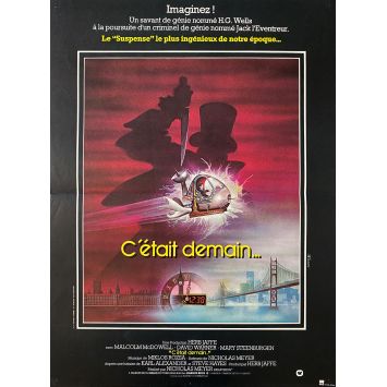 C'ETAIT DEMAIN affiche de film- 40x54 cm. - 1979 - Malcolm McDowell, Nicholas Meyer