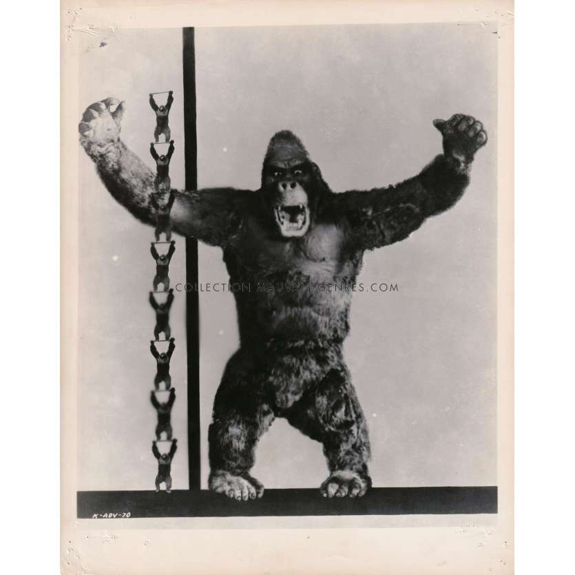 KING KONG Movie Still K-ADV-70 - 8x10 in. - 1933/R1960 - Merian C. Cooper, Fay Wray