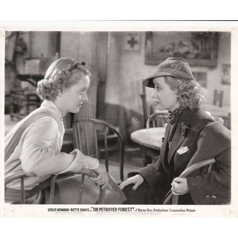 LA FORET PETRIFIEE Photo de presse P-76 - 20x25 cm. - 1936 - Bette Davis, Archie Mayo