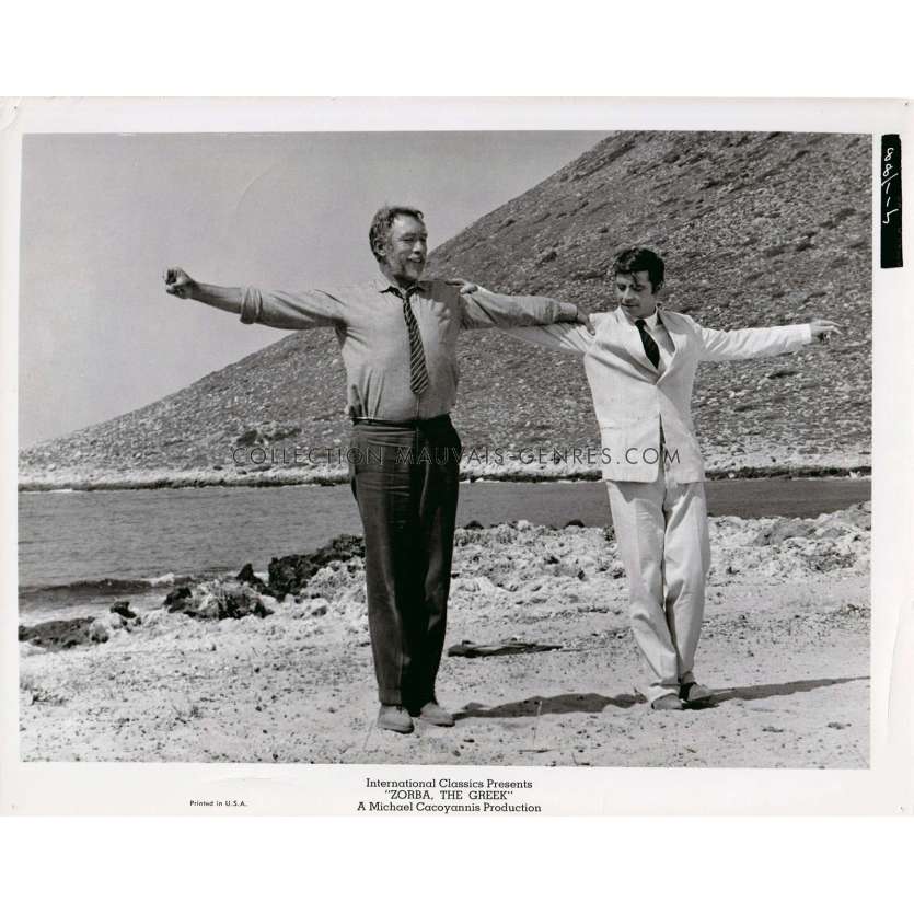 ZORBA LE GREC Photo de presse 88-115 - 20x25 cm. - 1964 - Anthony Quinn, Mihalis Kakogiannis