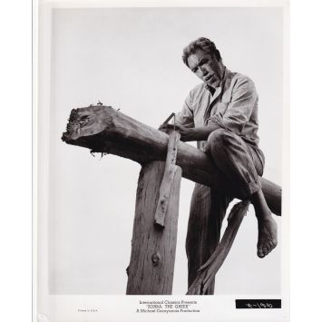 ZORBA LE GREC Photo de presse 88-14 - 20x25 cm. - 1964 - Anthony Quinn, Mihalis Kakogiannis